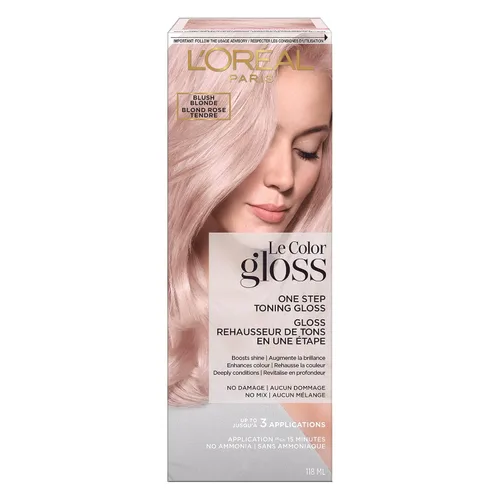 Vista 11 de L'Oréal Paris Le Color One Step - Brillo tonificante para el cabello, color caoba, 4 onzas