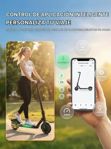 Vista 9 de isinwheel Scooter eléctrico S9 S9 Pro, 19 MPH, 350W, plegable S9Pro Negro