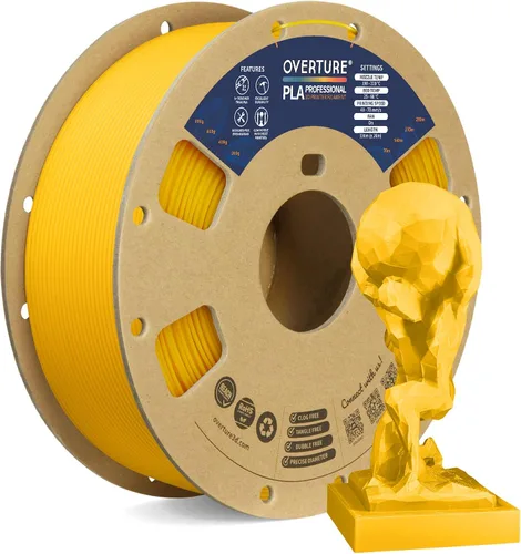 Vista 37 de Overture PLA Plus (PLA+) Filamento de 1/16 pulgadas, dureza mejorada con rollo PLA, con superficie de construcción 3D de 7.87 × 7.87 pulgadas, PLA