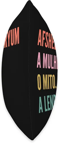 Vista 2 de Funny Portuguese First Name Design - Afsheen-Maryum Throw Pillow