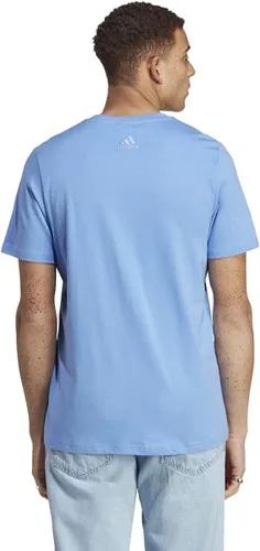 Vista 2 de adidas Camiseta Essentials Single Jersey con logotipo grande para hombre