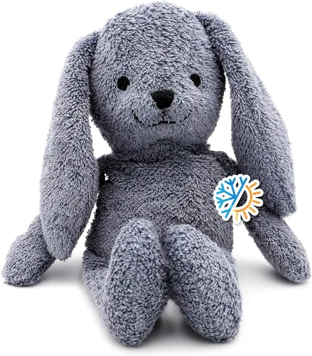 Vista 16 de Thermal-Aid (Buckley The Blue Bear) - Almohadilla térmica lavable y bolsa de hielo - Paquete de felpa caliente/frío con relleno de maíz natural