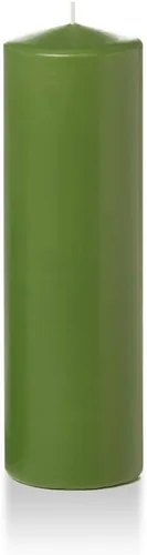 Vista 124 de Yummi - Velas redondas de pilar blancas de 3 pulgadas x 4 pulgadas, 3 por paquete