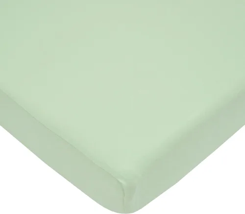 Vista 12 de American Baby Company - Sábana bajera ajustable de tejido de punto suave y transpirable 100% algodón, sábanas de practicuna, Azul