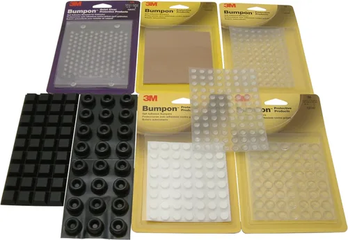 Vista 5 de 3M SJ5312 - paquete con blísters de Bumpons transparente (56 Bumpons)
