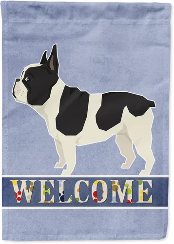 Vista 34 de Caroline's Treasures CK3704GF Bandera de jardín de bienvenida de Akita Shepherd Black and Tan - Bandera decorativa para patio exterior, patio