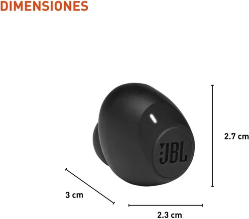 Vista 3 de JBL Tune 115TWS - Auriculares inalámbricos verdaderos - Negro