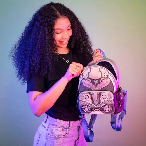 Vista 8 de Loungefly Thor Love and Thunder King Valkyrie - Mochila para cosplay exclusiva de Tienda