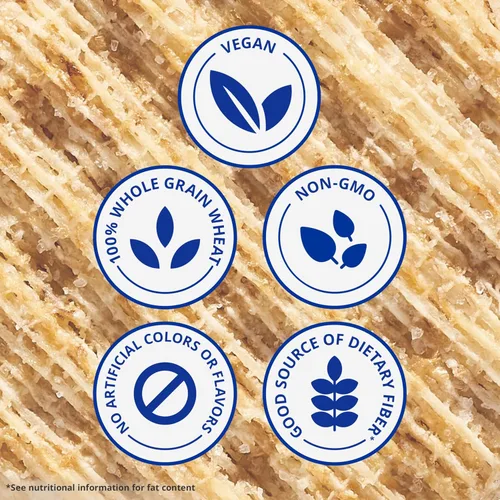 Vista 5 de Triscuit Minis - Galletas originales de trigo integral de grano entero, galletas veganas, 20 unidades Bocadillos para el almuerzo a granel