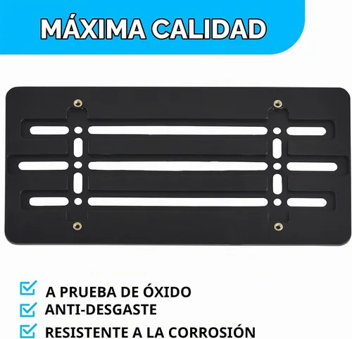 Vista 3 de Soporte de placa de parachoques delantero para Toyota 2000-2026, juego de soportes de placa con 6 tornillos únicos y kit de llave, kit de montaje