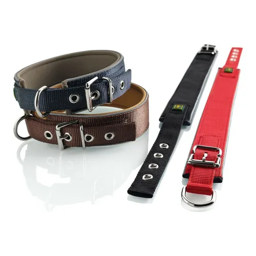 Vista 3 de Collar para Perro Hunter Neoprene Reflect Rojo 39-46 cm