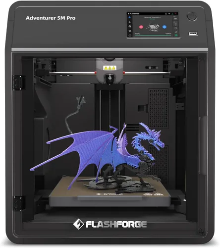 Vista 8 de Impresora 3D FLASHFORGE AD5M, Impresora de Alta Velocidad CoreXY 600mm/s con Nivelación Automática con un Clic, Extrusora de Alta Temperatura