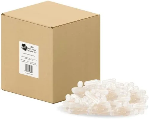Vista 10 de Tamaño 000 cápsulas vacías – 120 cápsulas de gelatina vacías – 000 cápsulas rellenables unidas – Cápsulas de píldoras vacías para kit de llenado