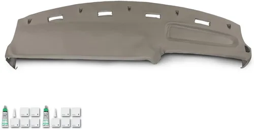 Vista 11 de PIT66 TPE Funda para salpicadero, Panel de tablero, Compatible con camioneta Dodge Ram 1500, 2500, 3500, 1994-1997, Marrón Flexible brown TPE Ram