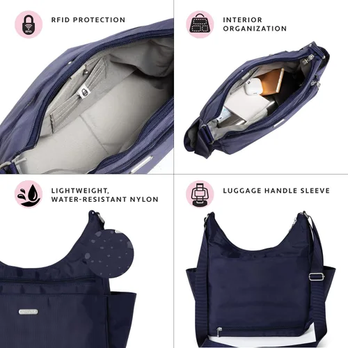 Vista 3 de Baggallini Essential Hobo Crossbody