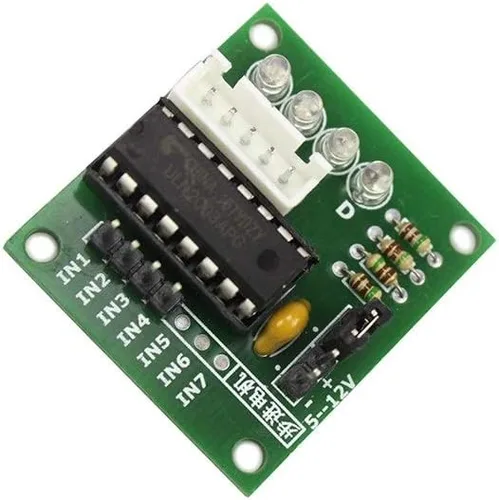 Vista 4 de 28BYJ-48 5V Motor paso a paso de engranajes 4 fases + placa de controlador ULN2003 para kit de bricolaje (tamaño : 28BYJ 48)