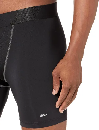 Vista 3 de Tienda Essentials Pantalones cortos de control de capa base para hombre de 6 pulgadas