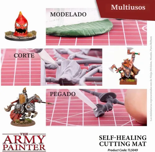 Vista 4 de The Army Painter, tapete de corte autorreparable, PVC de doble cara antideslizante, A4