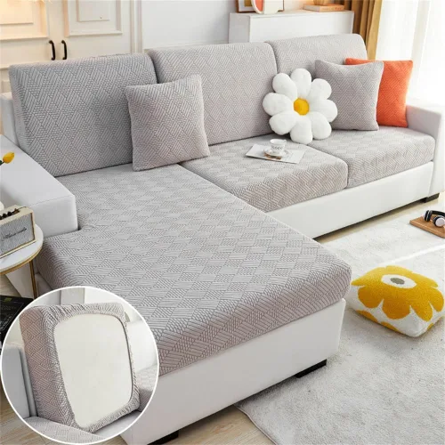 Vista 10 de Fundas mágicas para sofá, fundas interiores mágicas para sofá, funda universal resistente al desgaste, elástica para fundas modulares