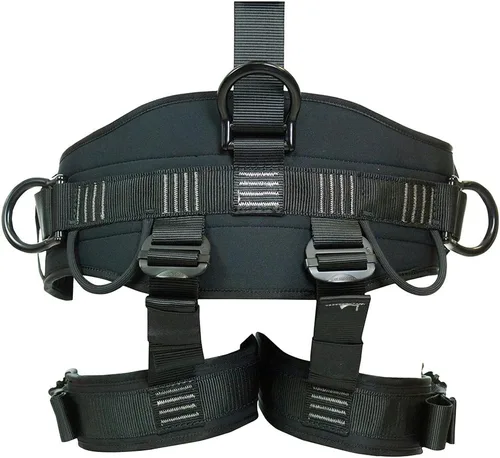Vista 5 de Fusion Tac Rescue Tactical Full Body 3d Eva Padded Heavy Duty Adjustable Zipline Harness 23kn