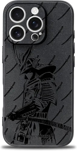 Vista 115 de SIMPLYMDRN Funda delgada para iPhone 12 Pro Max, diseño de guerrero, funda genial para hombres, funda de soldado de combate, delgada y flexible