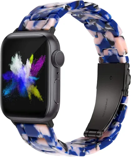 Vista 13 de Wongeto Correa de resina ligera, compatible con Apple Watch Band de 1.575 pulgadas, 1.496 pulgadas, 1.614 pulgadas, 1.654 pulgadas, 1.732 pulgadas