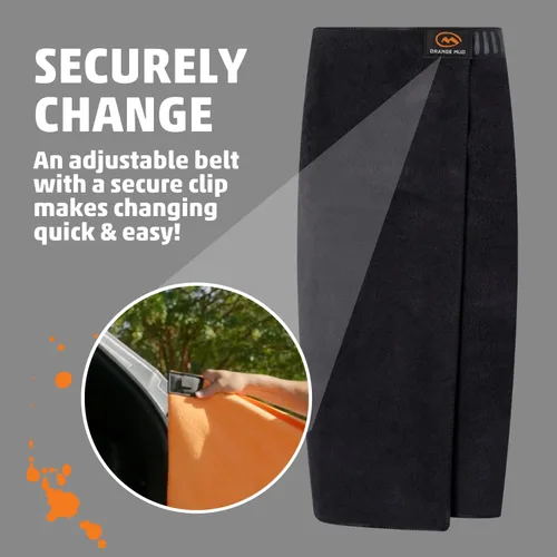 Vista 2 de Orange Mud Transition Wrap Extreme - Funda impermeable para asiento de automóvil y toalla cambiadora, a prueba de sudor, envoltura segura