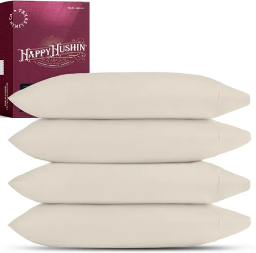 Vista 16 de TEXAS LINEN CO. Fundas de almohada 100% algodón egipcio tamaño Queen – Lujosas fundas de almohada de alta cantidad de hilos de la serie 800