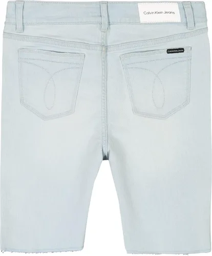 Vista 2 de Calvin Klein Bermudas de mezclilla elásticas para niña
