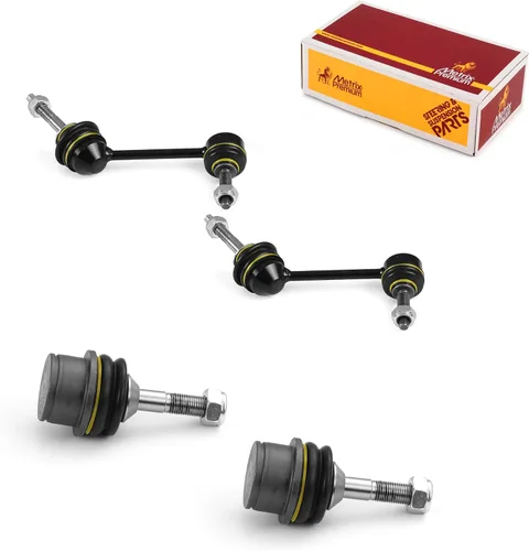 Vista 115 de Metrix Premium Chassis Parts - Juego de 4 piezas de articulación de rótula superior y barra estabilizadora delantera para Ford Ranger RWD 1998-2011