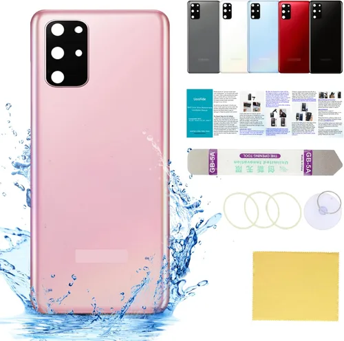 Vista 32 de Compatible con Samsung Galaxy Note 8 - Carcasa trasera de repuesto de cristal de 6.3 pulgadas, SM-N950, todos los portadores con manual de Negro
