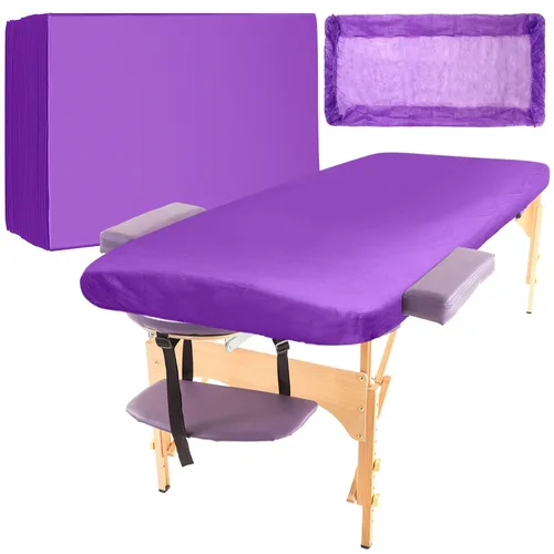 Vista 7 de Mixweer Juego de 30 sábanas bajeras desechables de mesa de masaje de 39 x Blanco