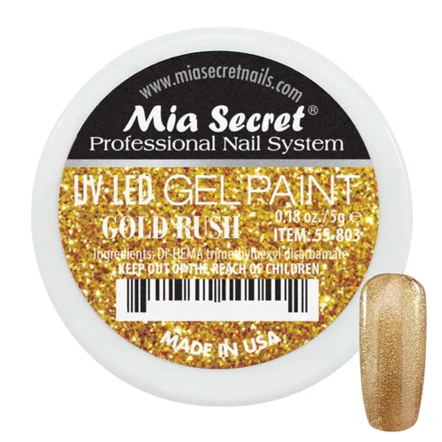 Vista 3 de Mia Secret Sistema de uñas profesional UV/LED Gel Paint - 0.18 oz (albaricoque)