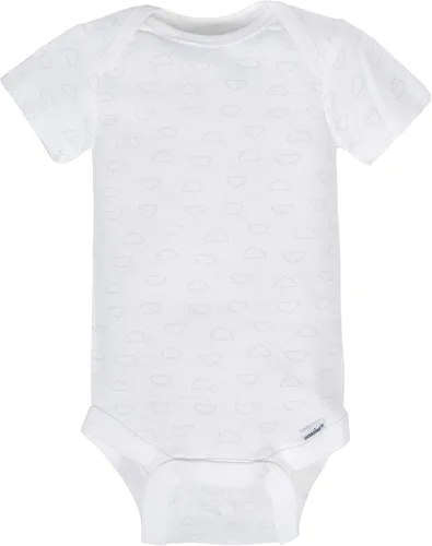 Vista 4 de Gerber - mameluco de manga corta unisex para bebé paquete de 8