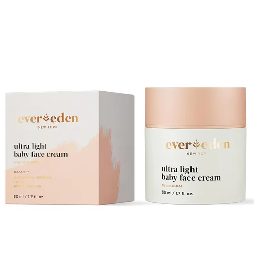 Vista 13 de Evereden Crema facial protectora para bebés (1.7 onzas líquidas): Crema de gel para bebés No.1 - Hidratante facial nutritivo para pieles normales