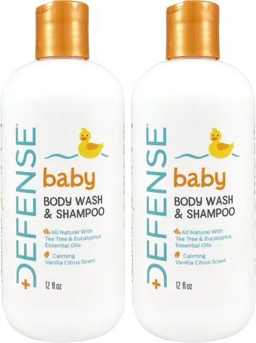 Vista 6 de Defense Soap Champú para bebés y gel de baño de 12 onzas líquidas