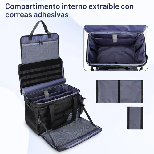 Vista 7 de Bolsa de patrulla de policía, bolsa de equipo de aplicación de la ley, bolsa de policía, organizador de asiento delantero del coche, bolsas de deber