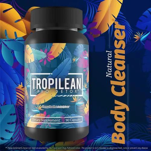 Vista 5 de Tropilean Pro Detox - Desintoxicación de cuerpo completo - Ayuda a eliminar toxinas para la salud general - Limpiador corporal de desintoxicación