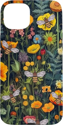 Vista 9 de Bees and Wildflowers Funda para iPhone 17
