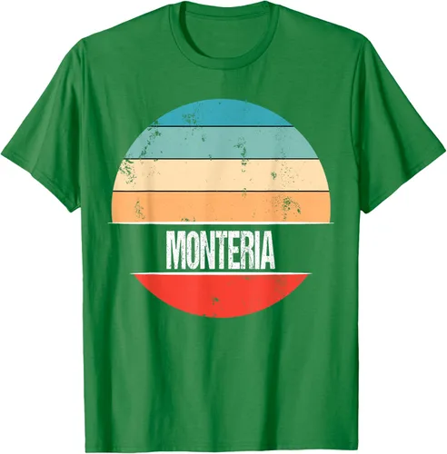 Vista 3 de Camiseta Montería Colombia City Trip, Negro