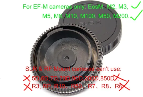Vista 2 de EF-M Mount 1.260 in/F10 Pancake Lens Focus Free Compatible con cámaras sin espejo de montaje EF-M