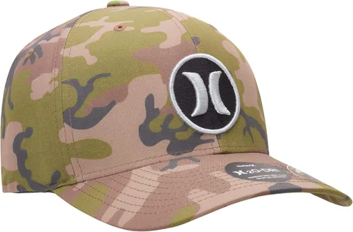 Vista 3 de Hurley Sombrero para hombre - H2O-DRI Super Icon Gorra elástica con ala curvada
