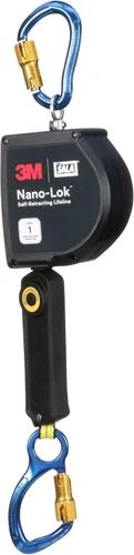 Vista 3 de 3M DBI-SALA Nano-Lok XL Línea de vida autorretráctil 3100262, Web, Mosquetón de aluminio, 20 pies, Clase 1