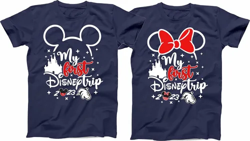 Vista 3 de My First Magical Cruise Trip 2025 Family Vacation Family Matching Custom Tees Shirts
