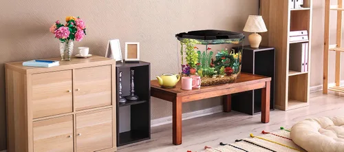 Vista 9 de KollerCraft, juego para acuario de 6.5 galones con filtro interior e iluminación LED