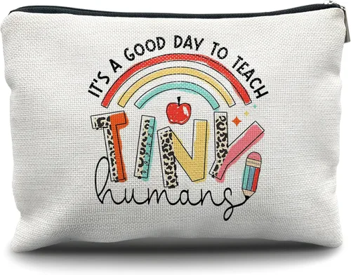 Vista 11 de Nogrit Bolsa de maquillaje para regalos para profesores, Profesor-13, A la moda, vanguardista