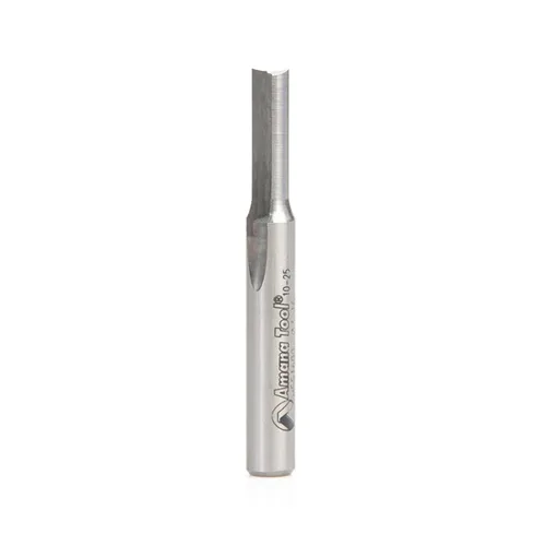 Vista 2 de Amana Tool - HSS1604 HSS Doble Recta 'O' Flauta de corte de plástico 1/4 de diámetro x 1 4