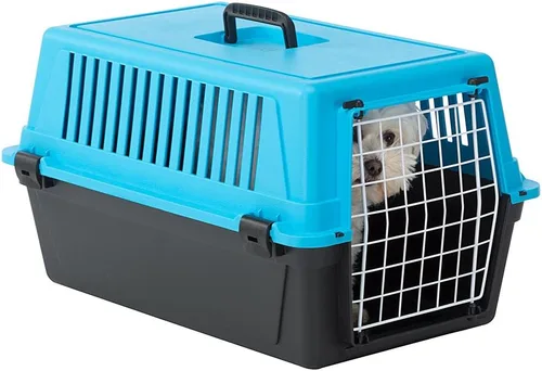 Vista 3 de Ferplast Atlas 20 - Transportador para gatos y perros, color azul