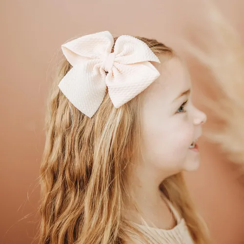 Vista 4 de 30 moños para el cabello para niñas, con pinzas lagarto, para bebés, niñas y adolescentes