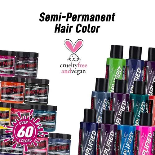 Vista 7 de MANIC PANIC Paquete de tinte para el cabello turquesa atómico con tinte para el cabello azul vudú